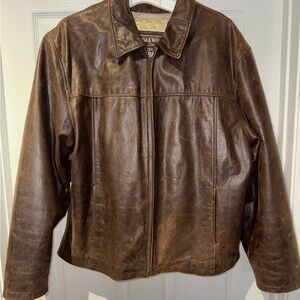 Oakwood Men's Brown Leather Jacket